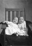 Box 31, Neg. No. 40808: Twin Babies Sitting