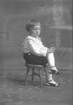 Box 31, Neg. No. 40736: Boy Sitting on a Stool