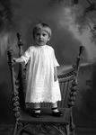 Box 32, Neg. No. 50012: Baby Standing on a Chair