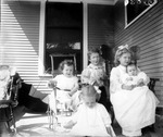 Box 32-2, Neg. No. 2031: Five Children on a Porch