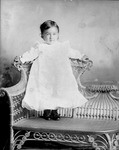 Box 32-2, Neg. No. 2231: Baby Standing on a Chair