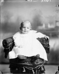Box 32-2, Neg. No. 1402 1st: Baby Sitting in a Chair