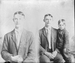 Box 33, Neg. No. 2427: Two Photographs of a Man and Boy