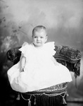 Box 33, Neg. No. 4547A: Baby Sitting on a Chair