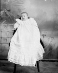 Box 34, Neg. No. 6307: Baby in a Christening Gown
