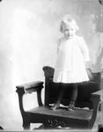 Box 35, Neg. No. 49630: Girl Standing on a Chair