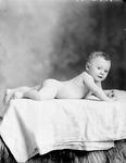 Box 36, Neg. No. 39148#: Naked Baby on a Blanket
