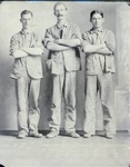 Box 37, Neg. No. 39281: Three Men Standing with Arms Crossed