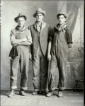 Box 37, Neg. No. 39292: Three Men in Work Clothes