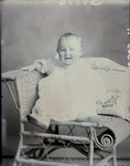 Box 39, Neg. No. 39770: Baby Sitting on a Chair