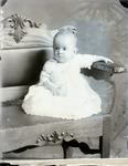 Box 39, Neg. No. 49813: Baby Sitting on a Chair