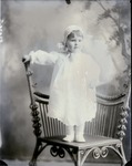Box 40, Neg. No. 49835: Girl Standing on a Chair