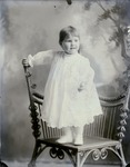Box 40, Neg. No. 49835: Girl Standing on a Chair