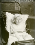 Box 40, Neg. No. 52861: Girl Sitting on a Baby Buggy