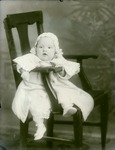 Box 41, Neg. No. 53263: Baby Sitting on a Chair