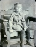 Box 41, Neg. No. 53149: Boy Sitting on a Chair