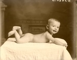 Box 42, Neg. No. 53460: Naked Baby on a Blanket