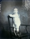Box 42, Neg. No. 53004: Baby Standing on a Chair