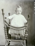 Box 45, Neg. No. 39149: Baby Standing on a Chair