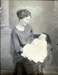 Box 45, Neg. No. 54116C: Mrs. L. L. Mater and baby Mary Margaret Mater