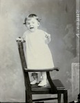 Box 45, Neg. No. 54499A: Baby Standing on a Chair