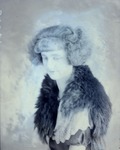 Box 46, Neg. No. Unknown: Woman in Fur