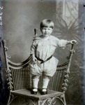 Box 48, Neg. No. 53283: Boy Standing on a Chair