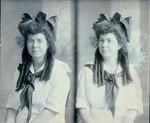 Box 49, Neg. No. 49401: Two Images of a Girl