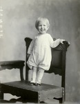 Box 49, Neg. No. 49461: Boy Standing on a Chair