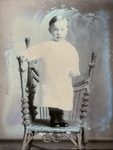 Box 51, Neg. No. 40505R: Boy Standing on a Chair