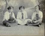 Box 52, Neg. No. 40207: Three Girls Sitting