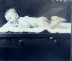 Box 53, Neg. No. 58953: Naked Baby on a Blanket