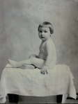 Box 55, Neg. No. 40973: Naked Child Sitting