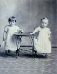 Box 55, Neg. No. 40979R: Two Girls at a Table