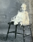 Box 55, Neg. No. 58786C: Girl Sitting on a Stool