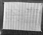 Box 4, Neg. No. 78113: Photograph of Blueprints - Resubdivision of Lot No. 4