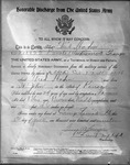 Box 6, Neg. No. 54372: Military Discharge of Fred Hahn