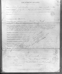 Box 7, Neg. No. 70153A: Enlistment of Obie F. Wienke by William R. Gray