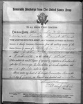 Box 7, Neg. No. 54170: Military Discharge of John F. Wimmer