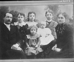 Box 7, Neg. No. 52082: Man and Woman with Five Children by William R. Gray