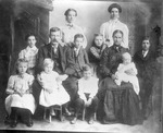 Box 8, Neg. No. 59177: Man and Woman with Ten Children by William R. Gray