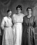 Box 9, Neg. No. 51745B: Three Women Standing by William R. Gray
