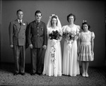 Box 9, Neg. No. 76076A: Mr. and Mrs. Ed Bach and Attendants by William R. Gray