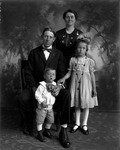 Box  11, Neg. No. Unknown: Man and Woman with Two Children