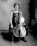 Box 12, Neg. No. Unknown: Girl with Cello by William R. Gray