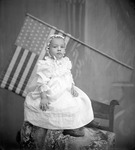 Box  13, Neg. No. Unknown: Baby with Flag