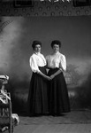 Box 10, Neg. No. 4927B: Two Women Standing by William R. Gray