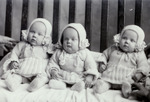 Box 71, Neg. No. 54606=: Holmes Triplets by William R. Gray