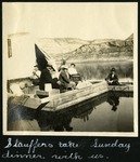 033-01: Sunday Dinner on a Raft by George Fryer Sternberg 1883-1969