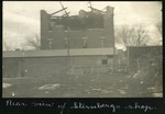 041-04: Damage to Roof of Sternberg Shop by George Fryer Sternberg 1883-1969